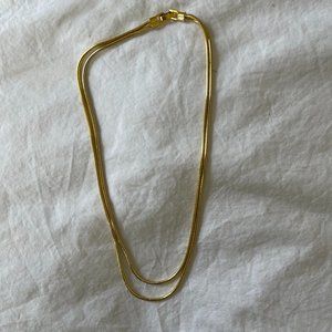 J Crew Layered Chain Necklace - 16"
